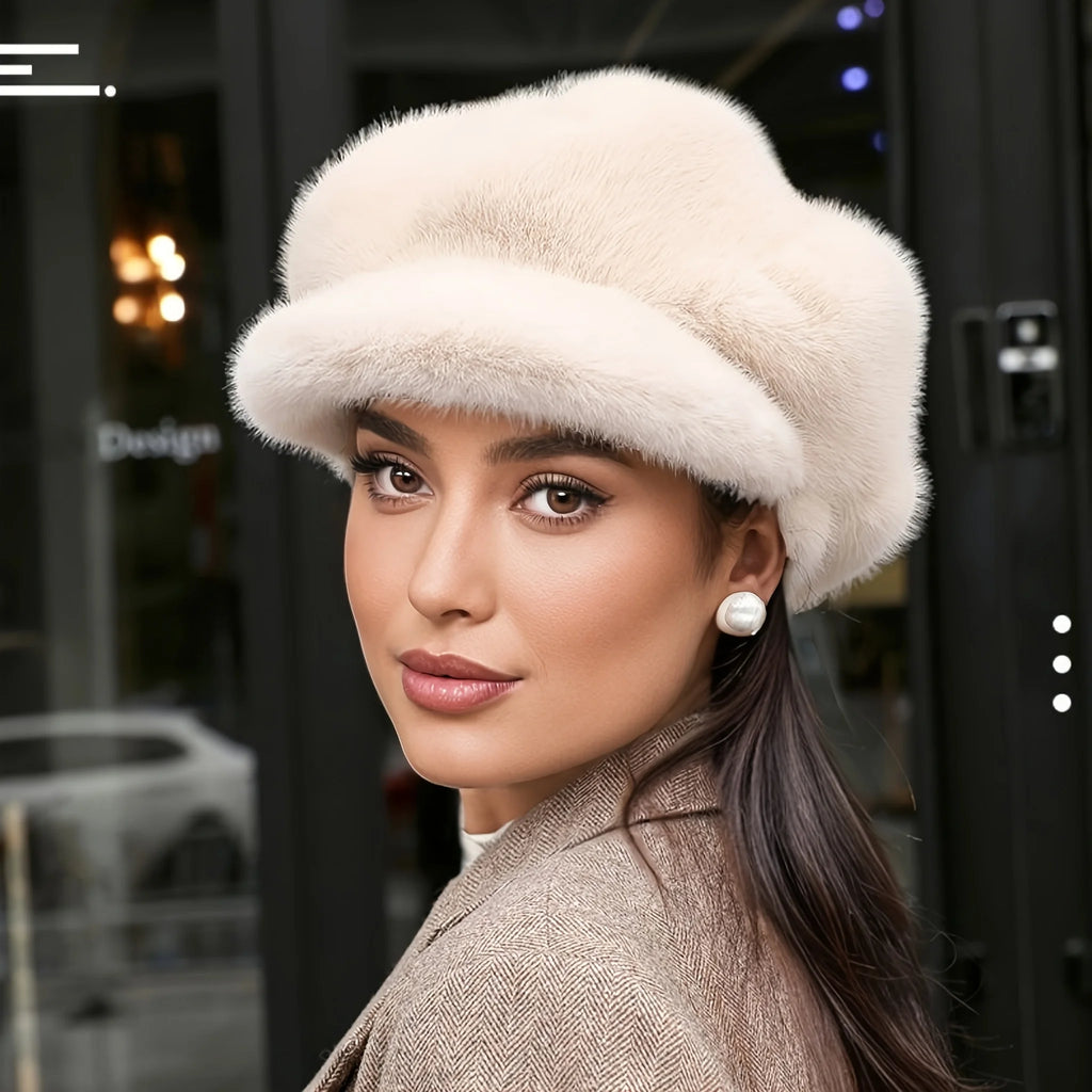Soft plush winter berets for everyday style