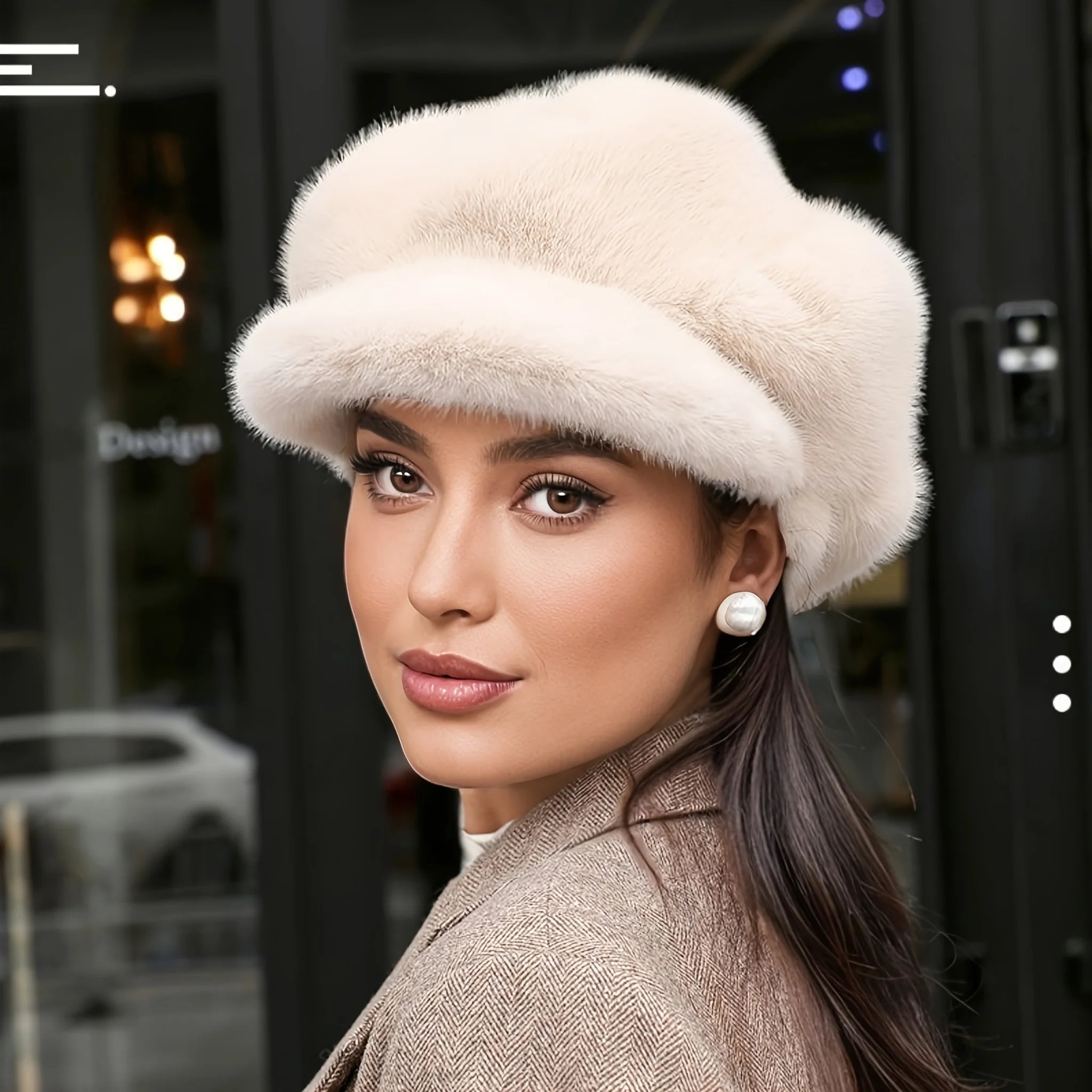 Soft plush winter berets for everyday style