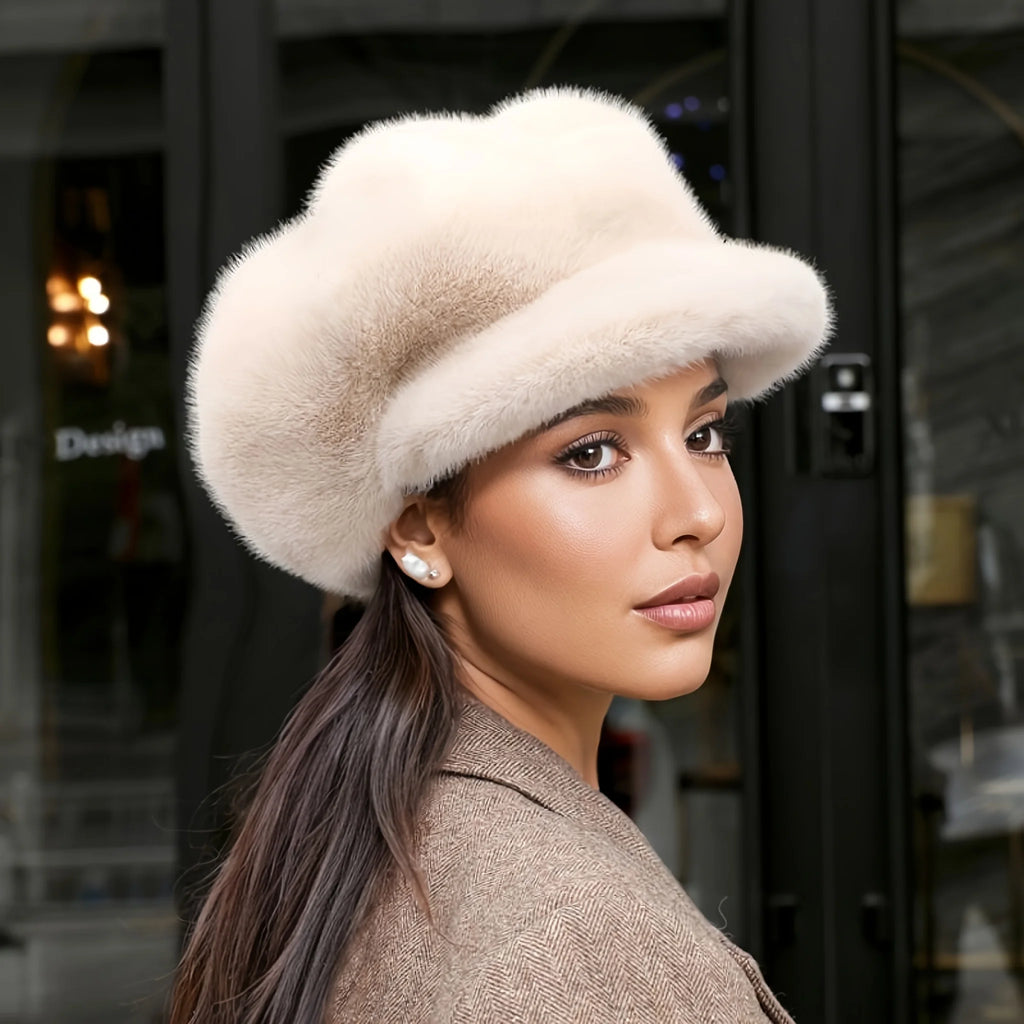 Soft plush winter berets for everyday style