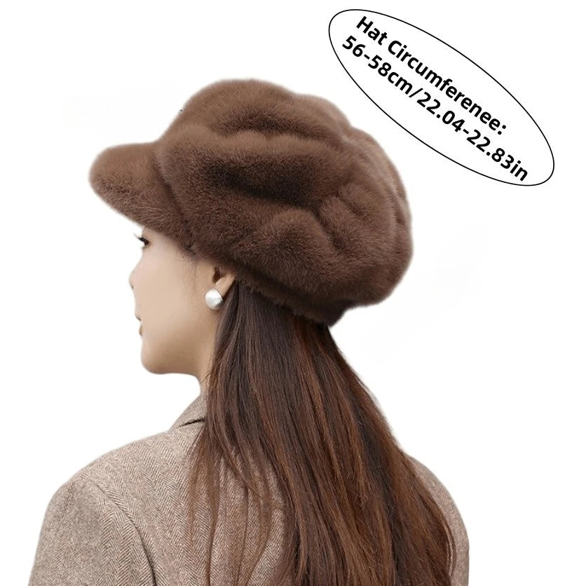 Soft plush winter berets for everyday style